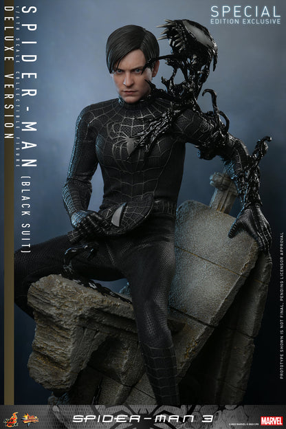 Hot Toys MMS728B Spider-Man 3 [Spiderman (Black Suit)] (Deluxe Version) (Special Edition) 1/6 Scale Collectible Figure