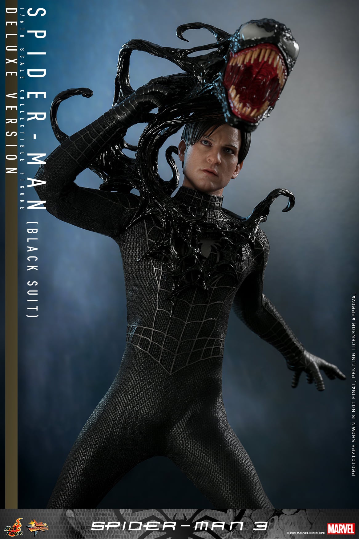 Hot Toys MMS728B Spider-Man 3 [Spiderman (Black Suit)] (Deluxe Version) (Special Edition) 1/6 Scale Collectible Figure