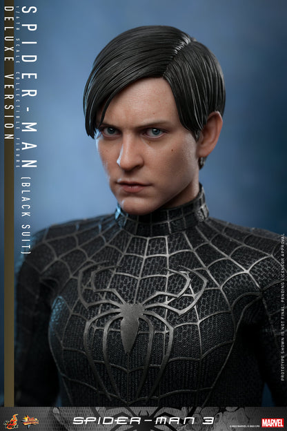 Hot Toys MMS728B Spider-Man 3 [Spiderman (Black Suit)] (Deluxe Version) (Special Edition) 1/6 Scale Collectible Figure