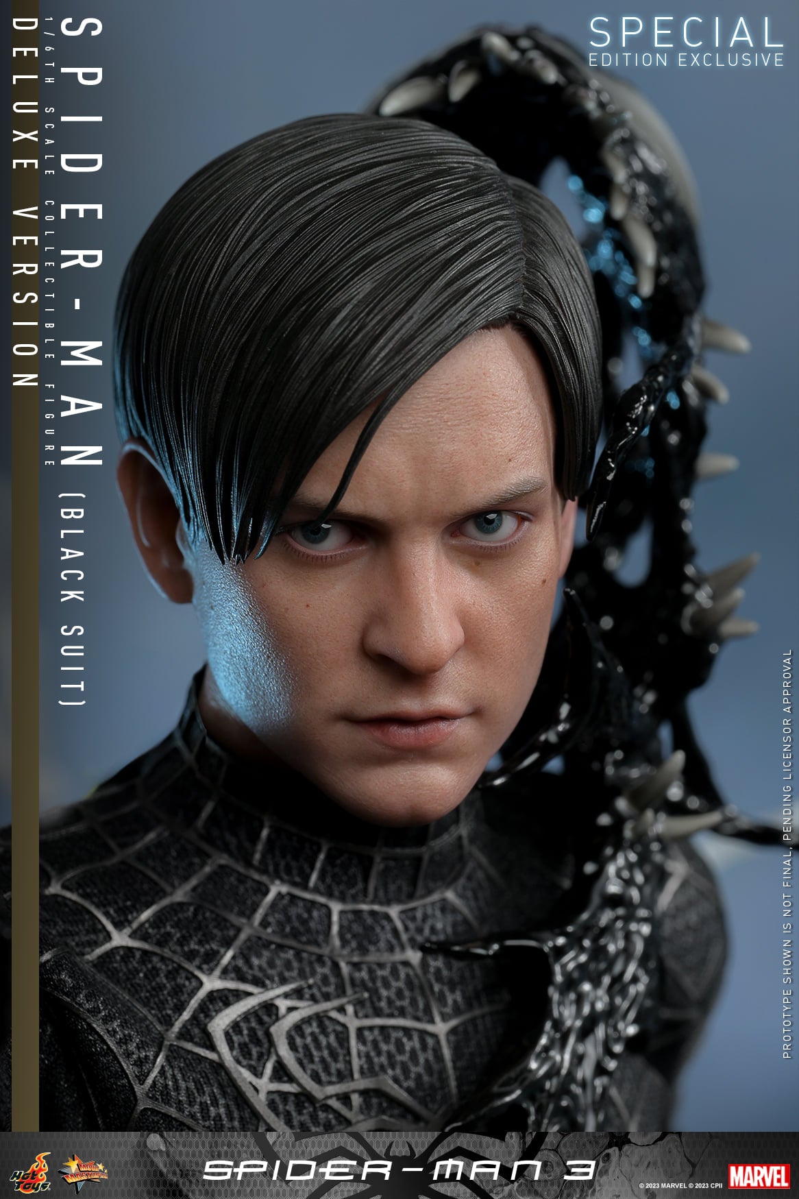 Hot Toys MMS728B Spider-Man 3 [Spiderman (Black Suit)] (Deluxe Version) (Special Edition) 1/6 Scale Collectible Figure
