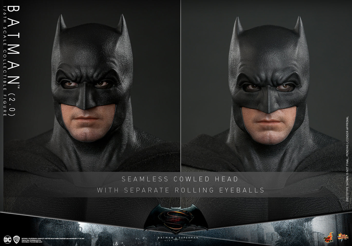 Hot Toys MMS732 Batman Vs Superman : DOJ [Batman 2.0] 1/6 Scale Collectible Figure