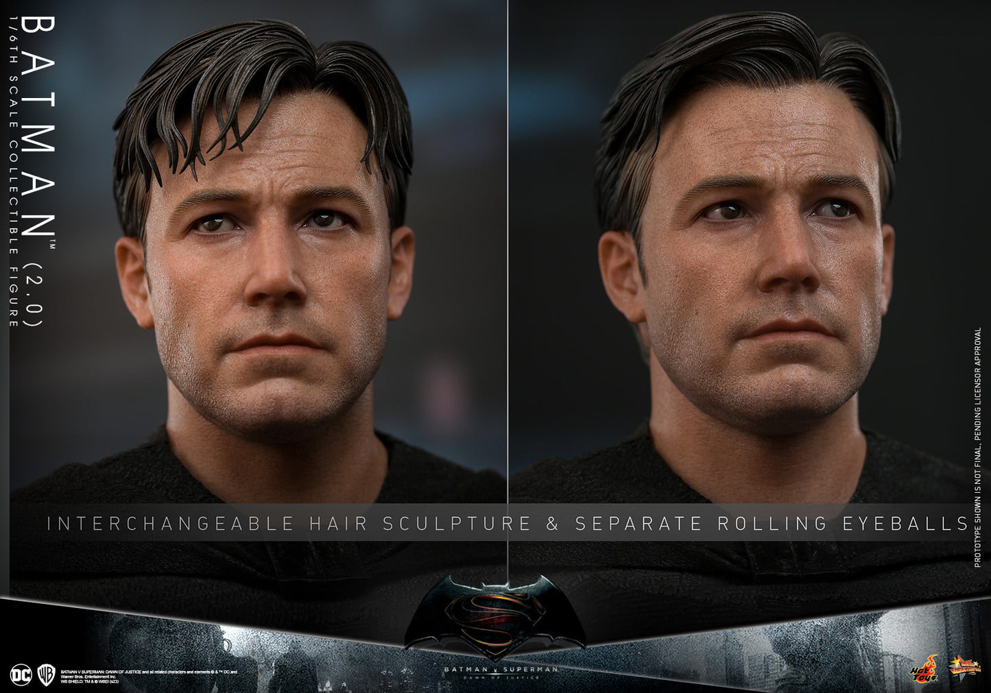 Hot Toys MMS732 Batman Vs Superman : DOJ [Batman 2.0] 1/6 Scale Collectible Figure