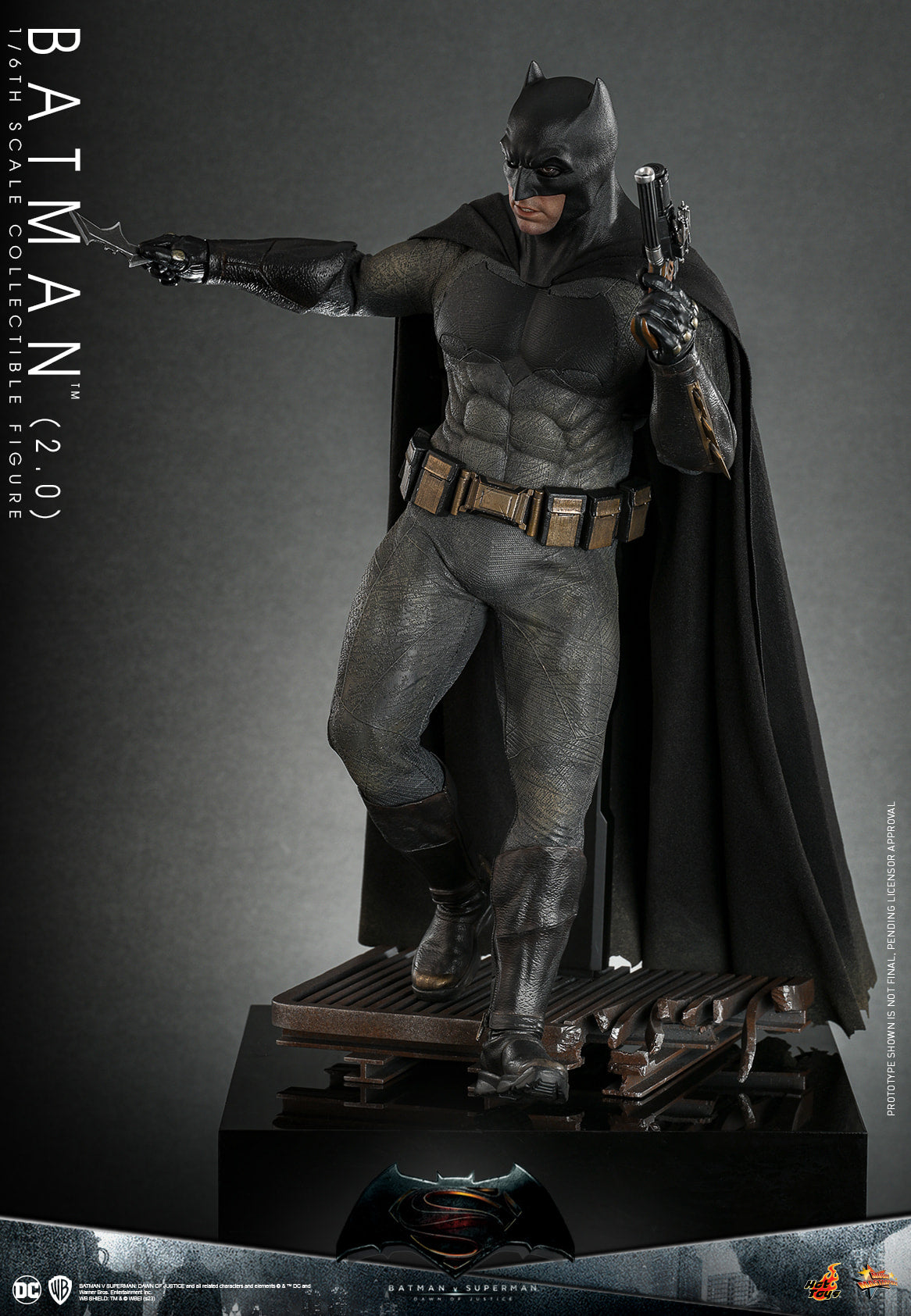 Hot Toys MMS732 Batman Vs Superman : DOJ [Batman 2.0] 1/6 Scale Collectible Figure