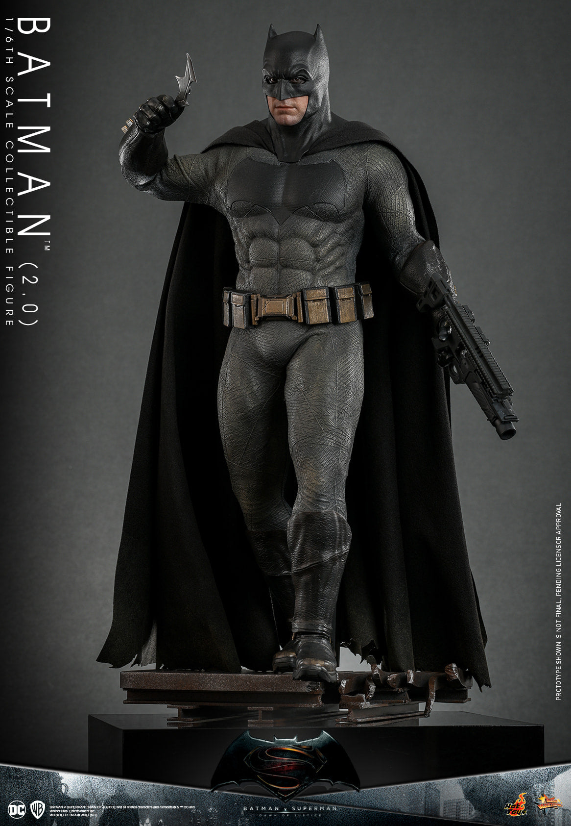 Hot Toys MMS732 Batman Vs Superman : DOJ [Batman 2.0] 1/6 Scale Collectible Figure