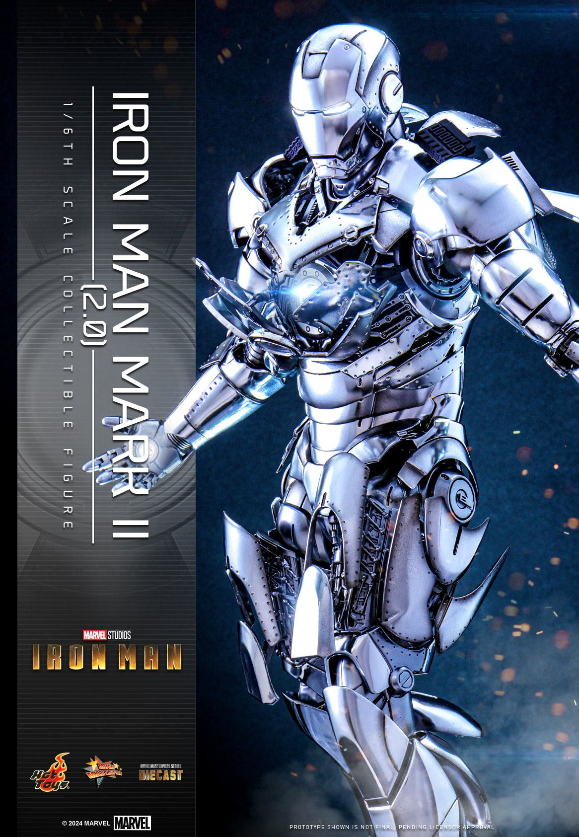 Hot Toys MMS733D59 Ironman 1 [Ironman Mark 2] 1/6 Scale Collectible Figure