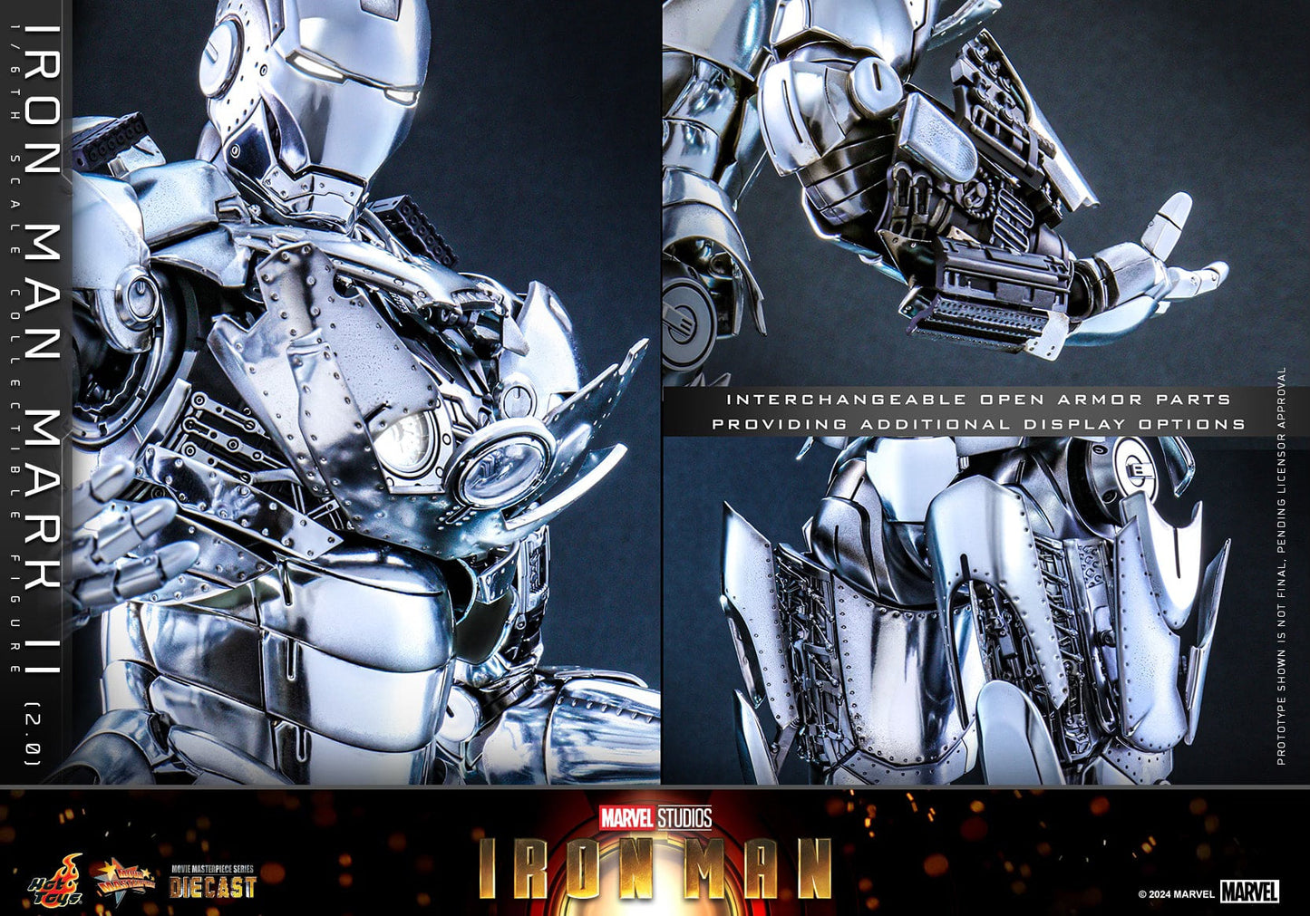 Hot Toys MMS733D59 Ironman 1 [Ironman Mark 2] 1/6 Scale Collectible Figure