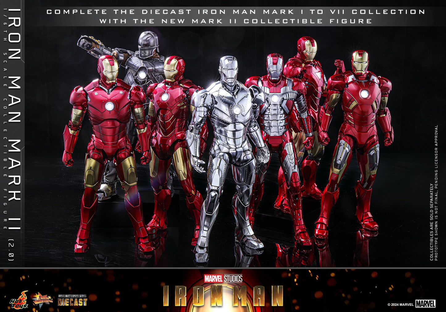 Hot Toys MMS733D59 Ironman 1 [Ironman Mark 2] 1/6 Scale Collectible Figure