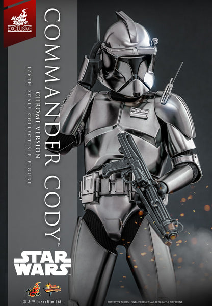 (Preorder) Hot Toys MMS734 Star Wars III [ROTS – Commander Cody](Chrome Version) 1/6 Scale Collectible Figure