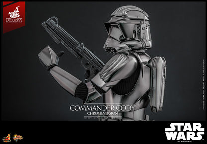 (Preorder) Hot Toys MMS734 Star Wars III [ROTS – Commander Cody](Chrome Version) 1/6 Scale Collectible Figure
