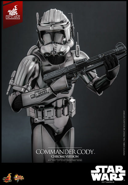 (Preorder) Hot Toys MMS734 Star Wars III [ROTS – Commander Cody](Chrome Version) 1/6 Scale Collectible Figure