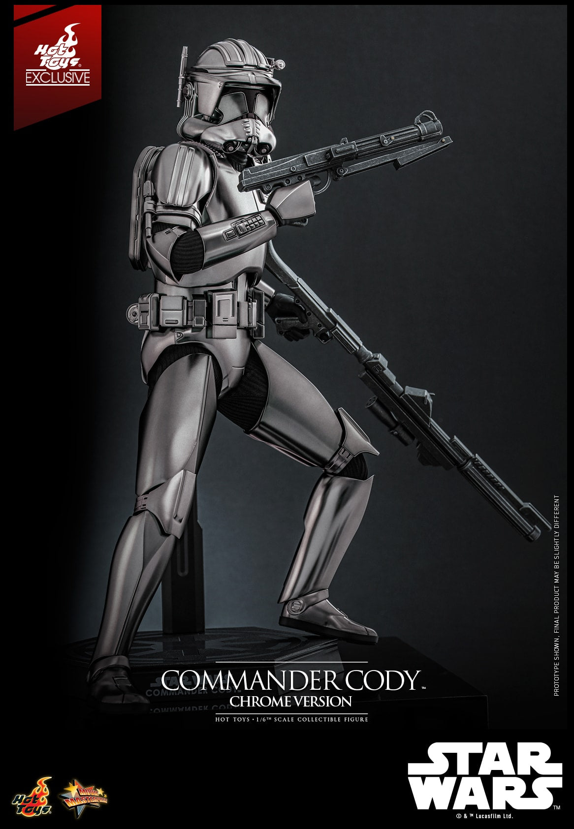 (Preorder) Hot Toys MMS734 Star Wars III [ROTS – Commander Cody](Chrome Version) 1/6 Scale Collectible Figure