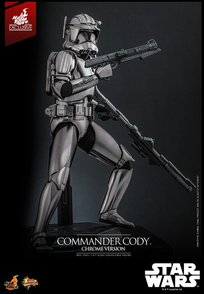 (Preorder) Hot Toys MMS734 Star Wars III [ROTS – Commander Cody](Chrome Version) 1/6 Scale Collectible Figure