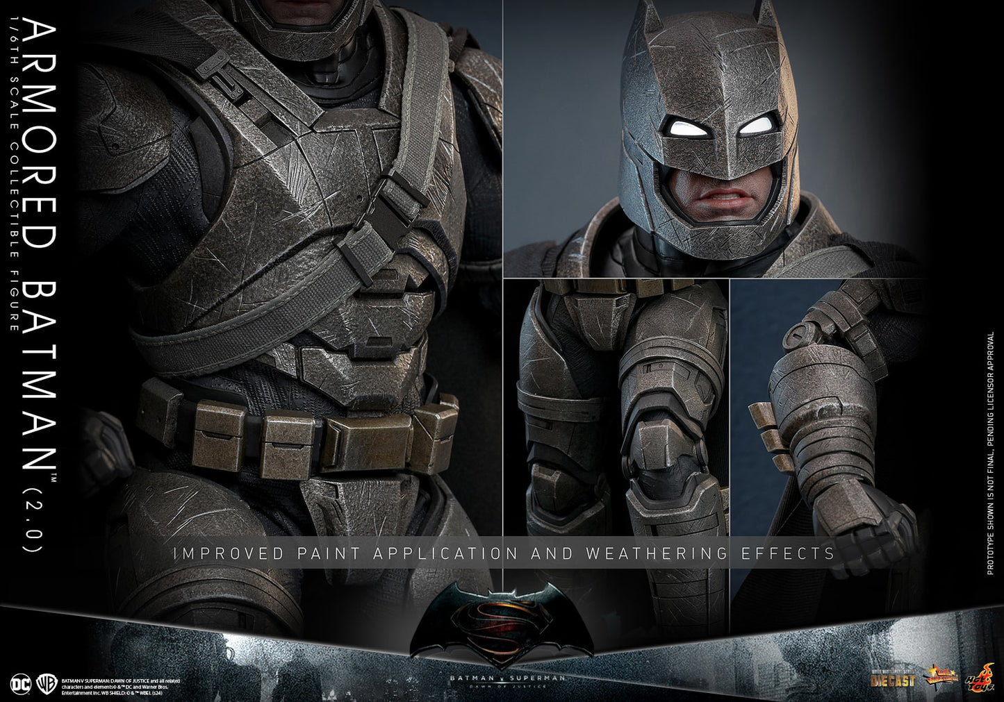 (Preorder) Hot Toys MMS742D62 Batman V Superman Dawn Of Justice [Armored Batman (2.0)] 1/6 Scale Collectible Figure