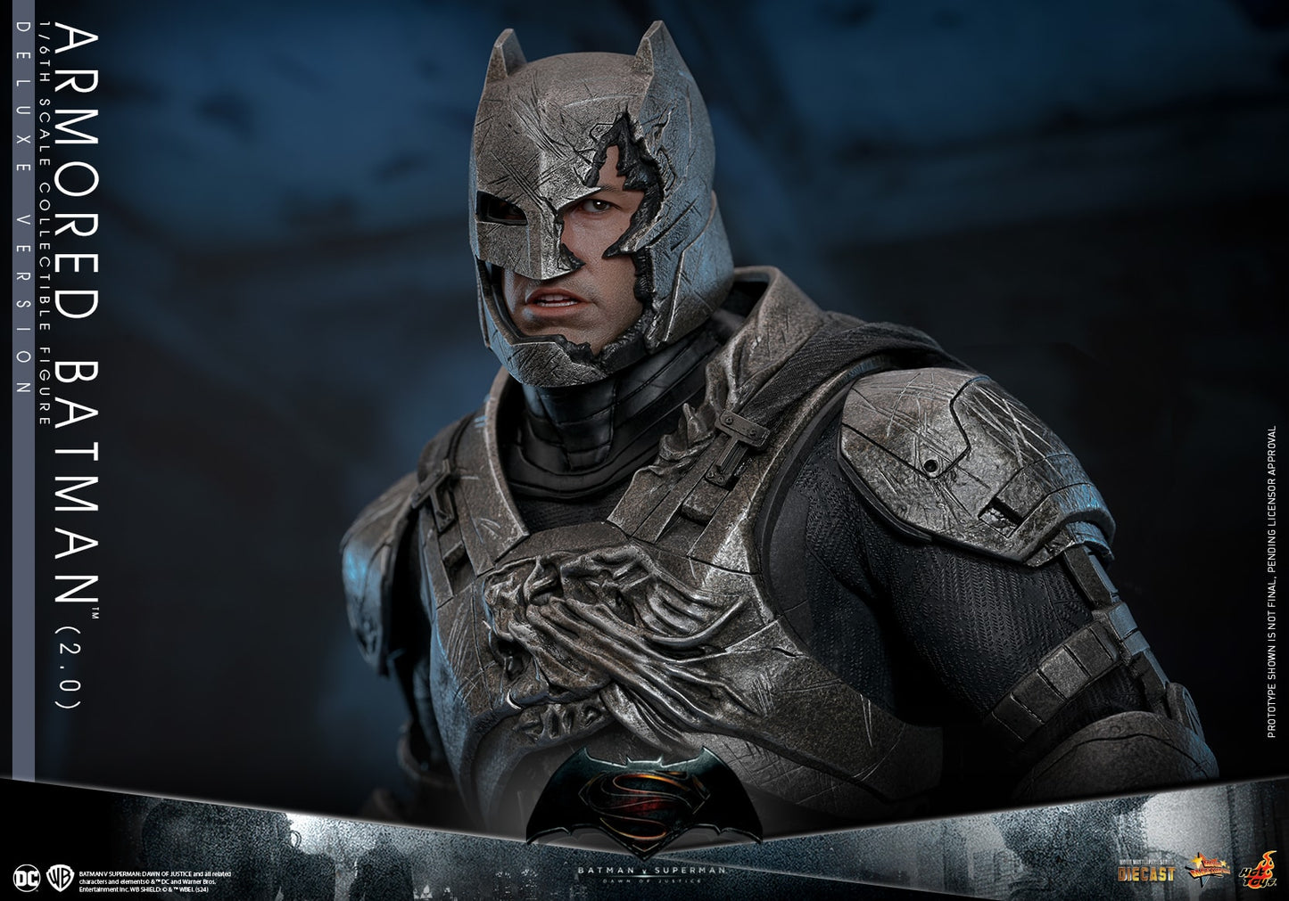 (Preorder) Hot Toys MMS743D63 Batman V Superman Dawn Of Justice [Armored Batman (2.0)] (Deluxe Version) 1/6 Scale Collectible Figure
