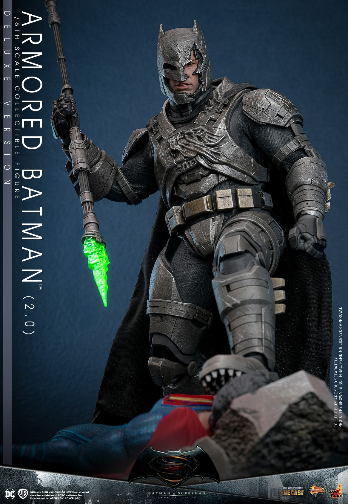 (Preorder) Hot Toys MMS743D63 Batman V Superman Dawn Of Justice [Armored Batman (2.0)] (Deluxe Version) 1/6 Scale Collectible Figure