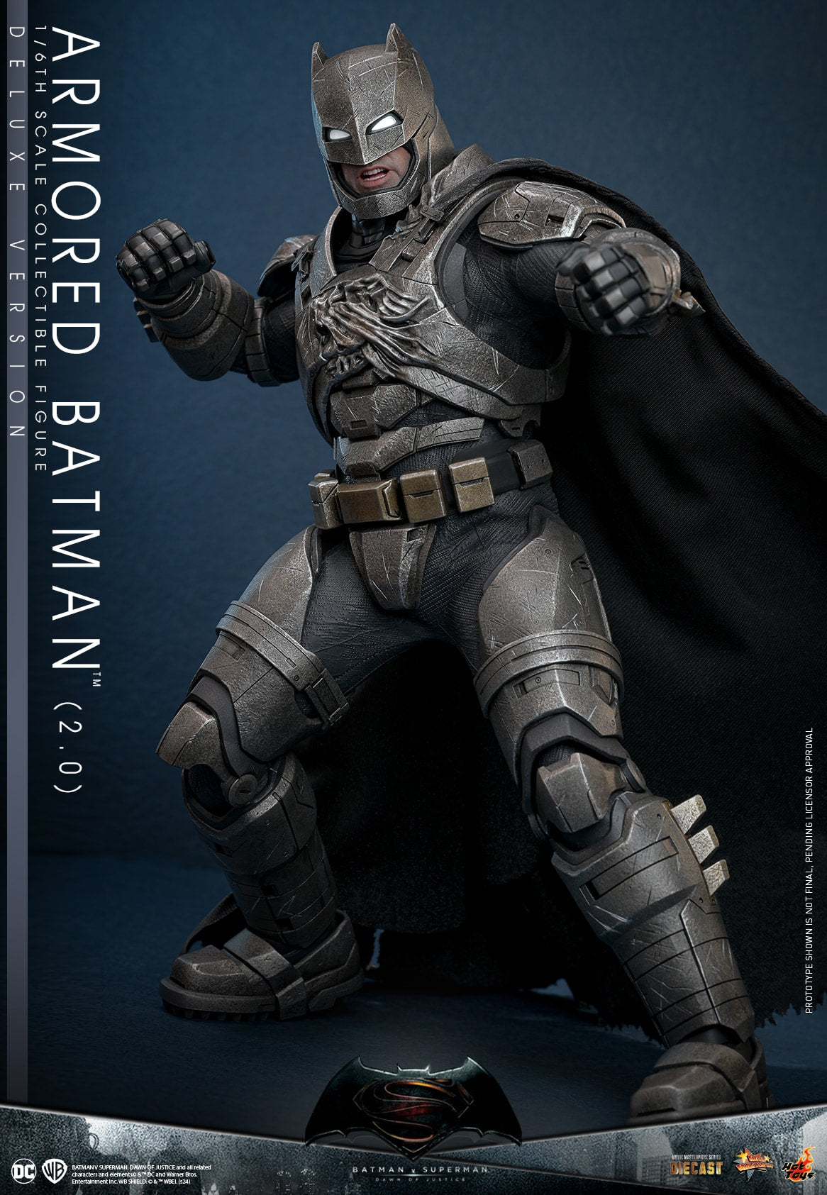 (Preorder) Hot Toys MMS743D63 Batman V Superman Dawn Of Justice [Armored Batman (2.0)] (Deluxe Version) 1/6 Scale Collectible Figure