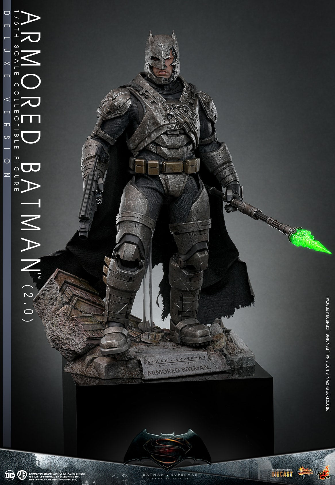 (Preorder) Hot Toys MMS743D63 Batman V Superman Dawn Of Justice [Armored Batman (2.0)] (Deluxe Version) 1/6 Scale Collectible Figure