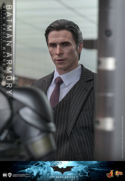 (Preorder) Hot Toys MMS750 The Dark Knight [Batman Armory with Bruce Wayne 2.0] 1/6 Scale Collectible Figure