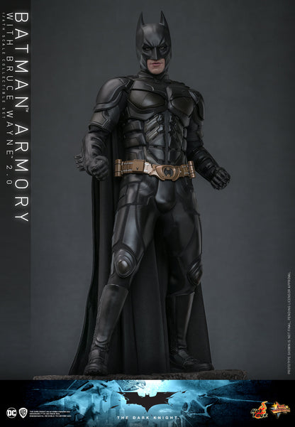 (Preorder) Hot Toys MMS750 The Dark Knight [Batman Armory with Bruce Wayne 2.0] 1/6 Scale Collectible Figure