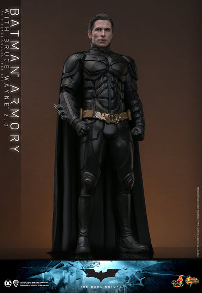 (Preorder) Hot Toys MMS750 The Dark Knight [Batman Armory with Bruce Wayne 2.0] 1/6 Scale Collectible Figure