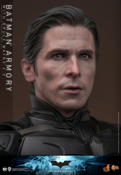 (Preorder) Hot Toys MMS750 The Dark Knight [Batman Armory with Bruce Wayne 2.0] 1/6 Scale Collectible Figure