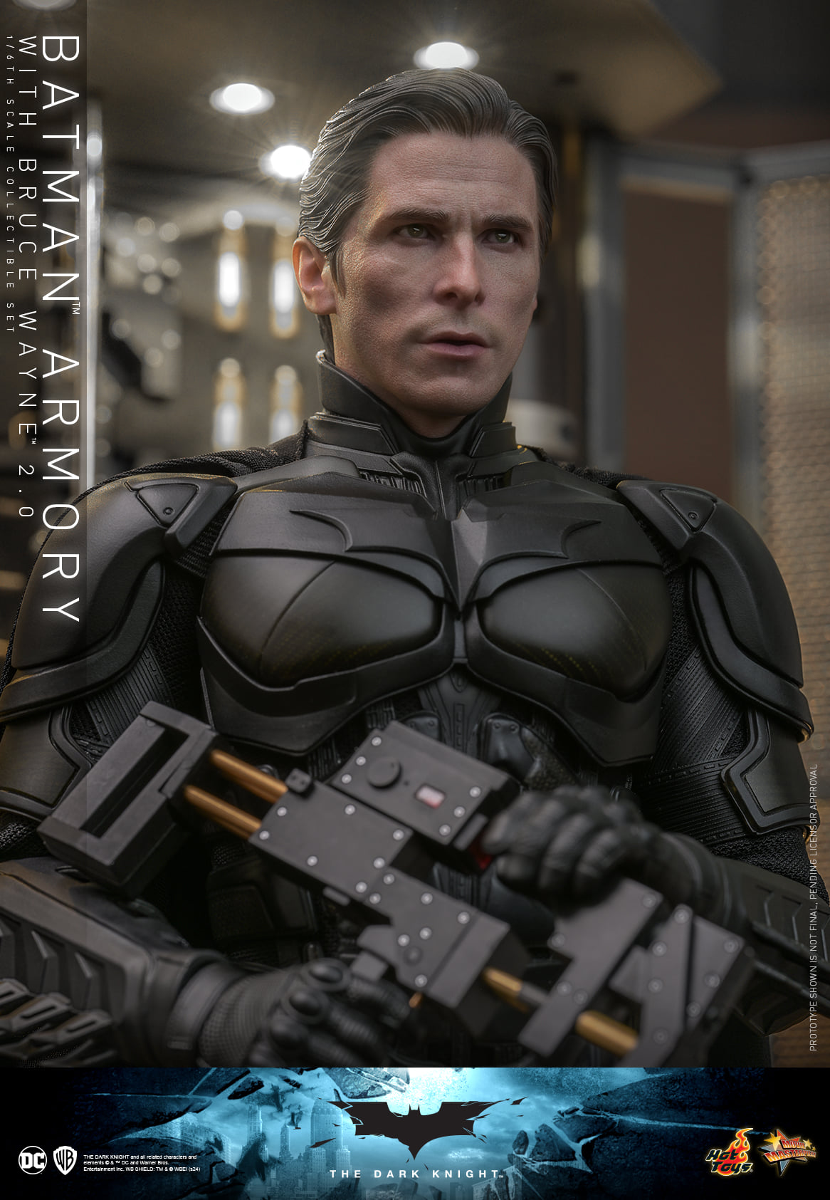 (Preorder) Hot Toys MMS750 The Dark Knight [Batman Armory with Bruce Wayne 2.0] 1/6 Scale Collectible Figure