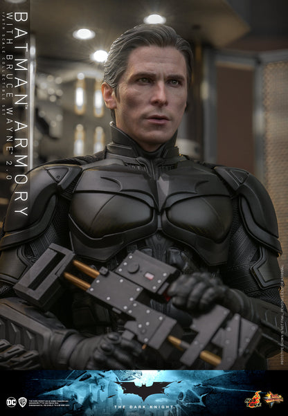 (Preorder) Hot Toys MMS750 The Dark Knight [Batman Armory with Bruce Wayne 2.0] 1/6 Scale Collectible Figure