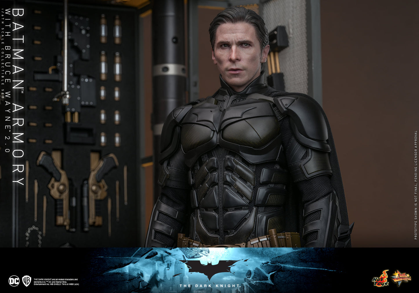 (Preorder) Hot Toys MMS750 The Dark Knight [Batman Armory with Bruce Wayne 2.0] 1/6 Scale Collectible Figure