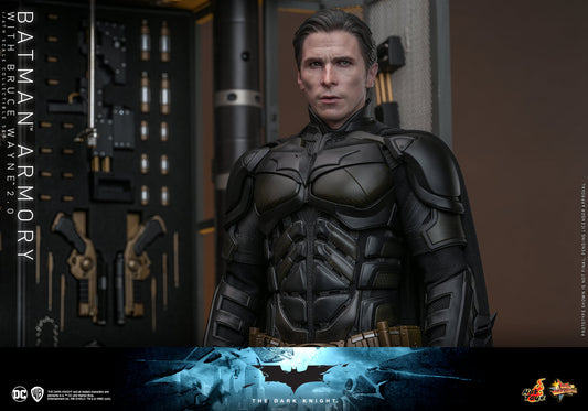 (Preorder) Hot Toys MMS750 The Dark Knight [Batman Armory with Bruce Wayne 2.0] 1/6 Scale Collectible Figure