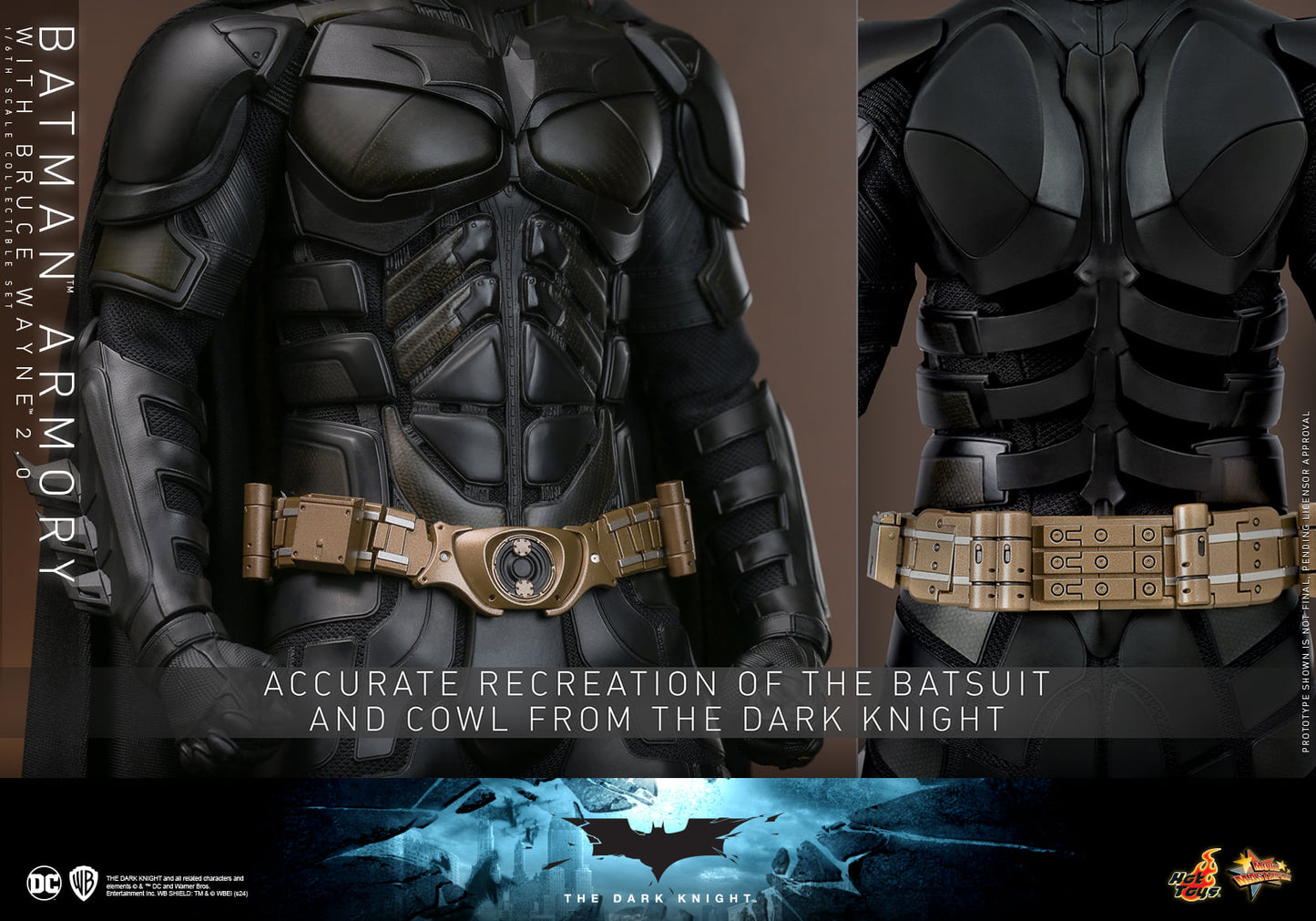 (Preorder) Hot Toys MMS750 The Dark Knight [Batman Armory with Bruce Wayne 2.0] 1/6 Scale Collectible Figure