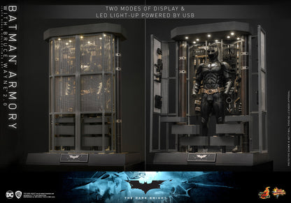 (Preorder) Hot Toys MMS750 The Dark Knight [Batman Armory with Bruce Wayne 2.0] 1/6 Scale Collectible Figure