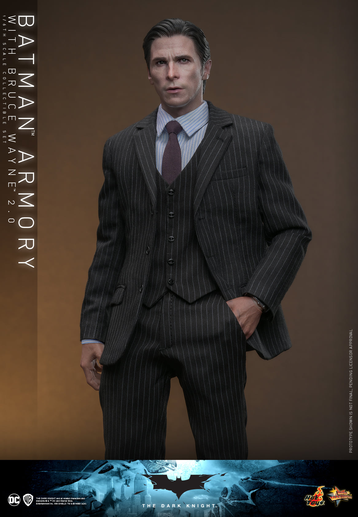 (Preorder) Hot Toys MMS750 The Dark Knight [Batman Armory with Bruce Wayne 2.0] 1/6 Scale Collectible Figure