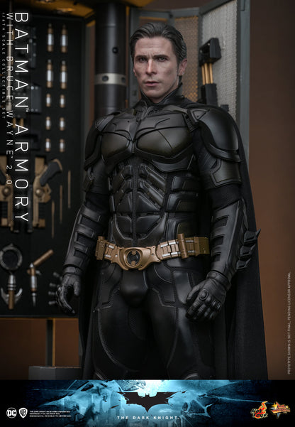 (Preorder) Hot Toys MMS750 The Dark Knight [Batman Armory with Bruce Wayne 2.0] 1/6 Scale Collectible Figure
