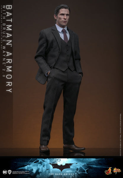 (Preorder) Hot Toys MMS750 The Dark Knight [Batman Armory with Bruce Wayne 2.0] 1/6 Scale Collectible Figure