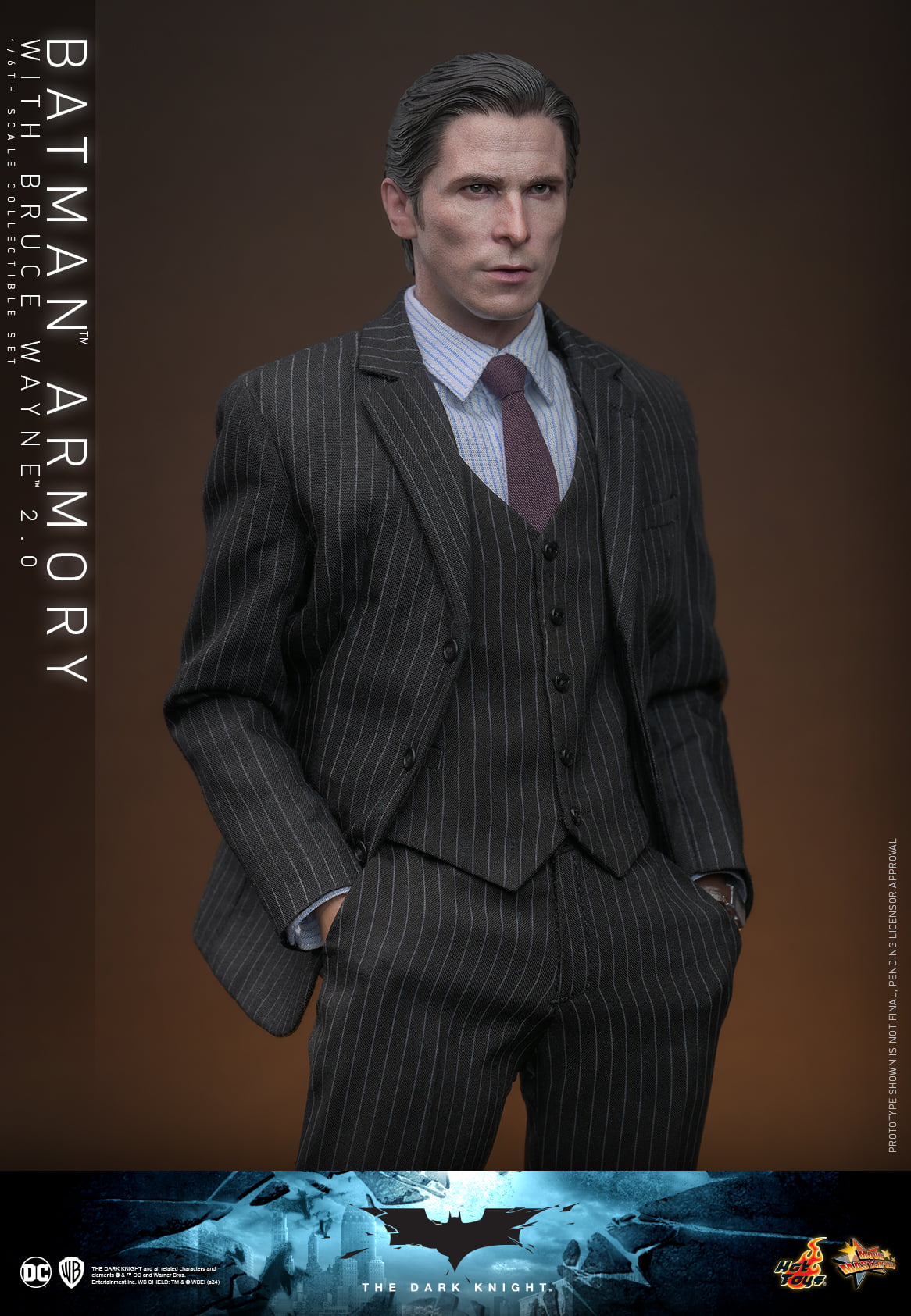 (Preorder) Hot Toys MMS750 The Dark Knight [Batman Armory with Bruce Wayne 2.0] 1/6 Scale Collectible Figure