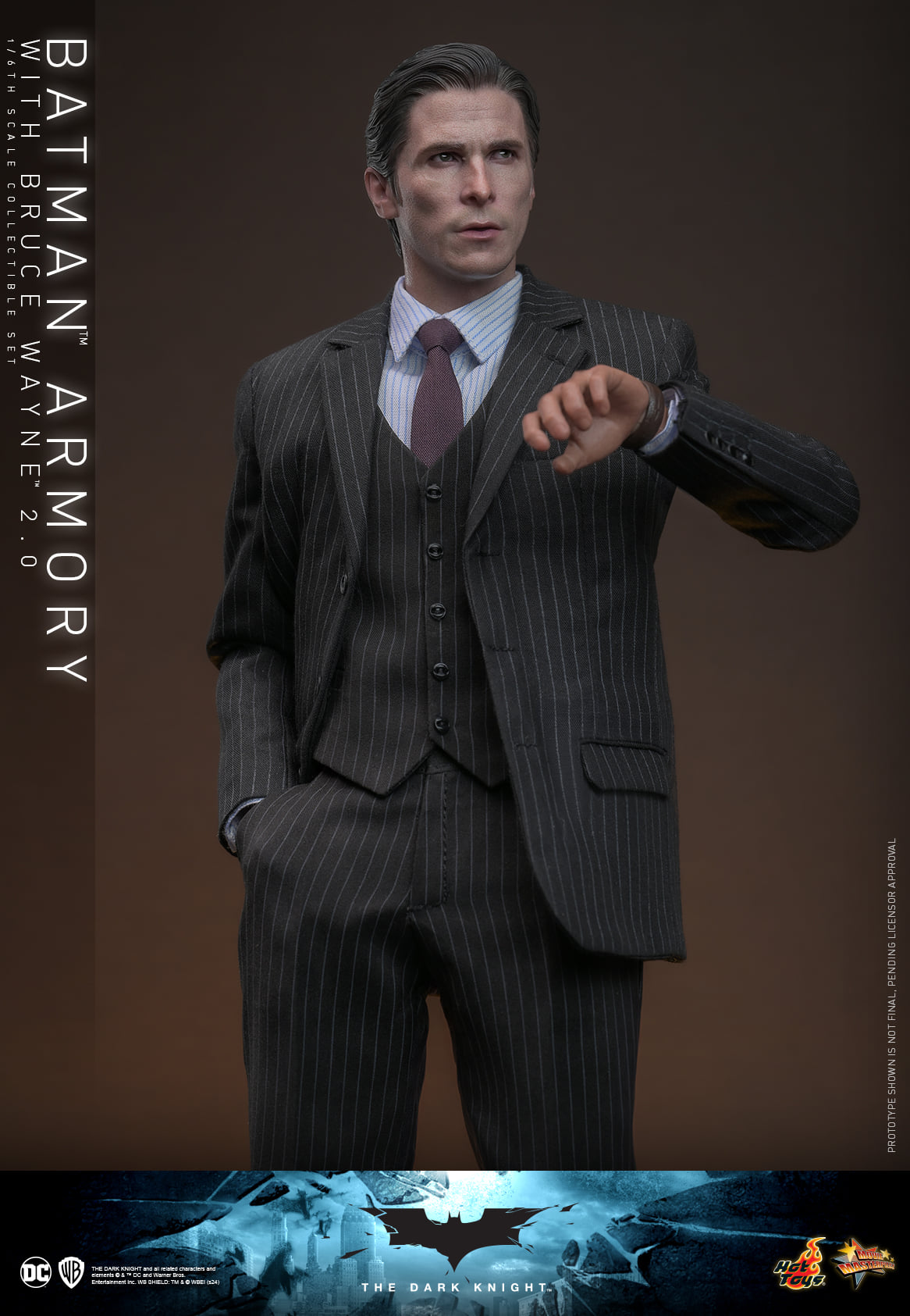 (Preorder) Hot Toys MMS750 The Dark Knight [Batman Armory with Bruce Wayne 2.0] 1/6 Scale Collectible Figure