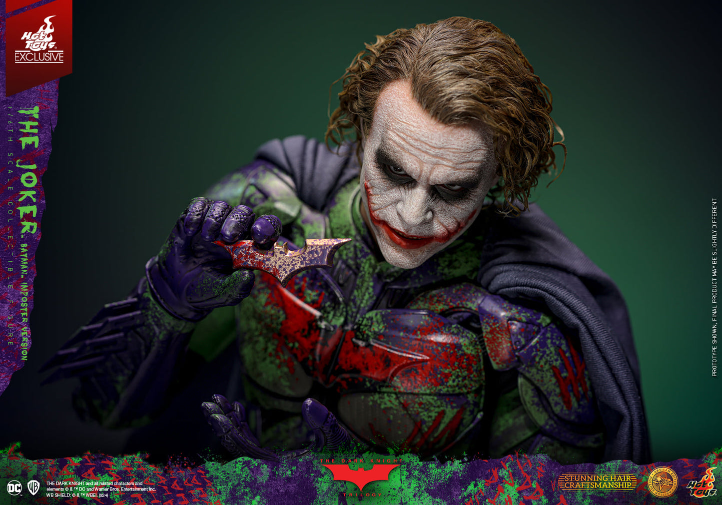 Hot Toys - MMS752 The Dark Knight – The Joker Batman Imposter (Artisan Edition) - 1/6 Scale Collectible Figure