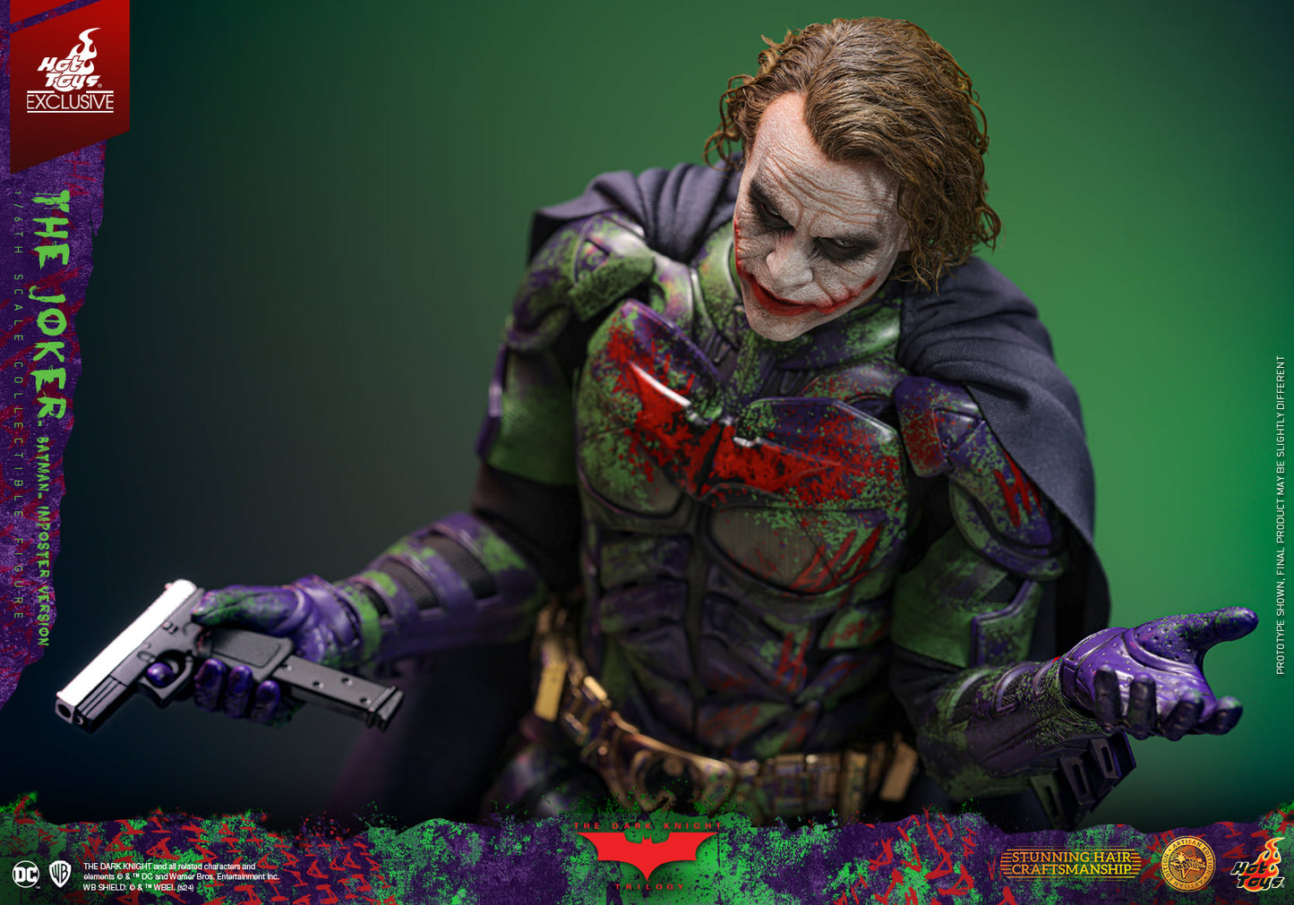 Hot Toys - MMS752 The Dark Knight – The Joker Batman Imposter (Artisan Edition) - 1/6 Scale Collectible Figure