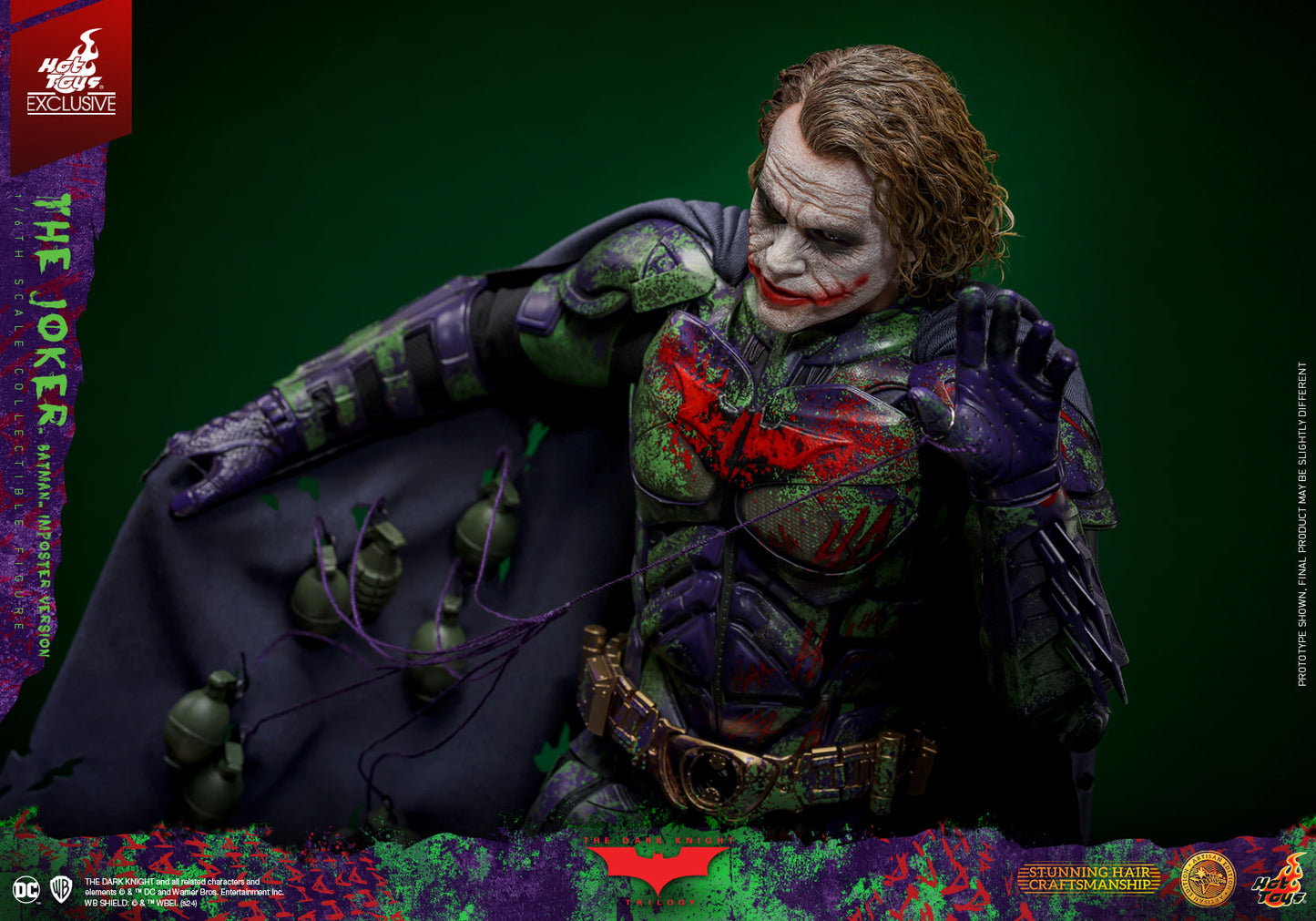 Hot Toys - MMS752 The Dark Knight – The Joker Batman Imposter (Artisan Edition) - 1/6 Scale Collectible Figure
