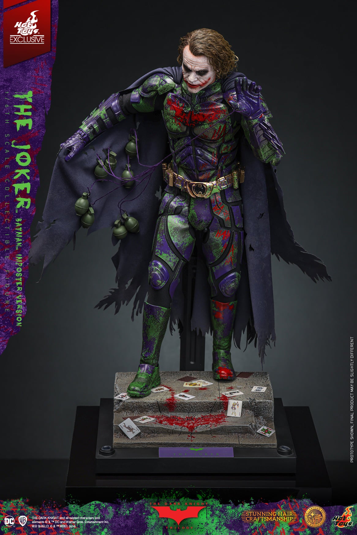 Hot Toys - MMS752 The Dark Knight – The Joker Batman Imposter (Artisan Edition) - 1/6 Scale Collectible Figure