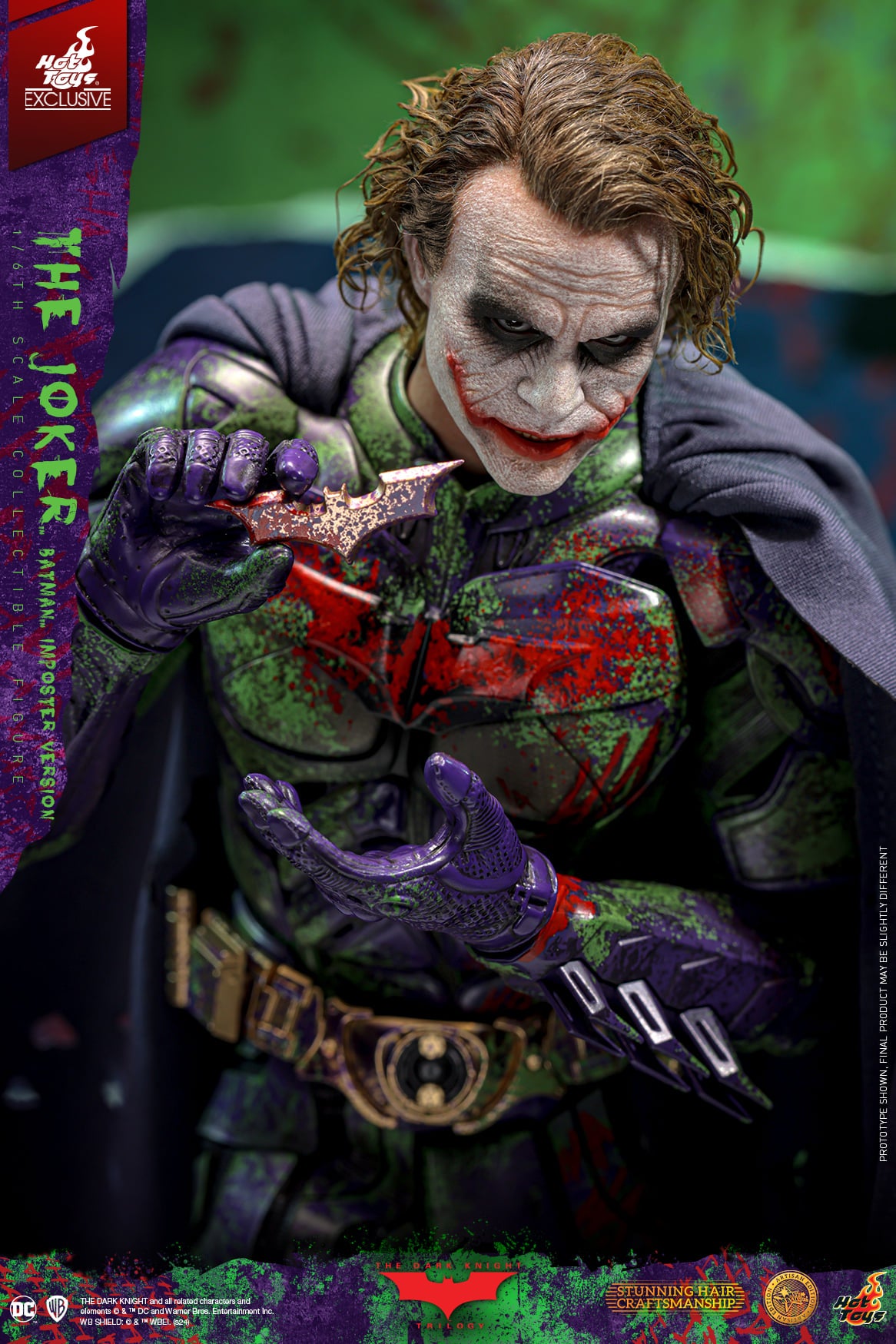 Hot Toys - MMS752 The Dark Knight – The Joker Batman Imposter (Artisan Edition) - 1/6 Scale Collectible Figure