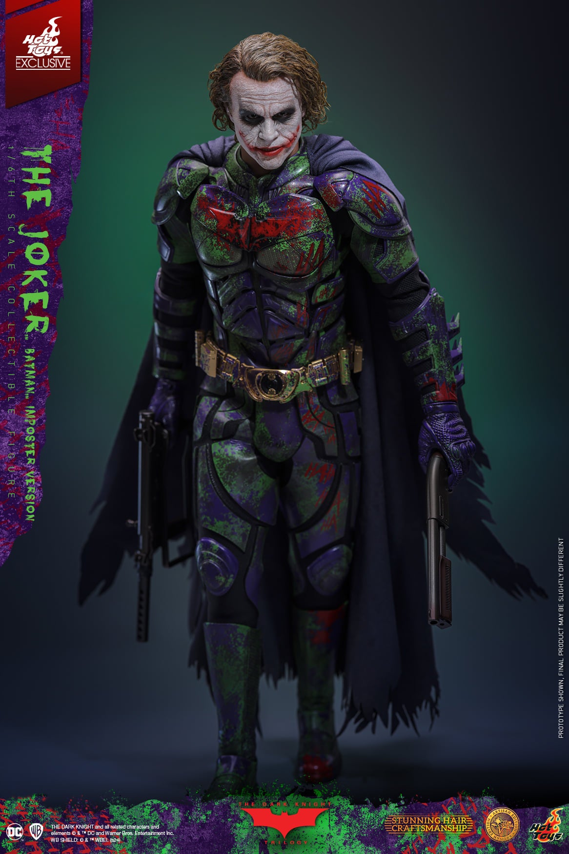 Hot Toys - MMS752 The Dark Knight – The Joker Batman Imposter (Artisan Edition) - 1/6 Scale Collectible Figure