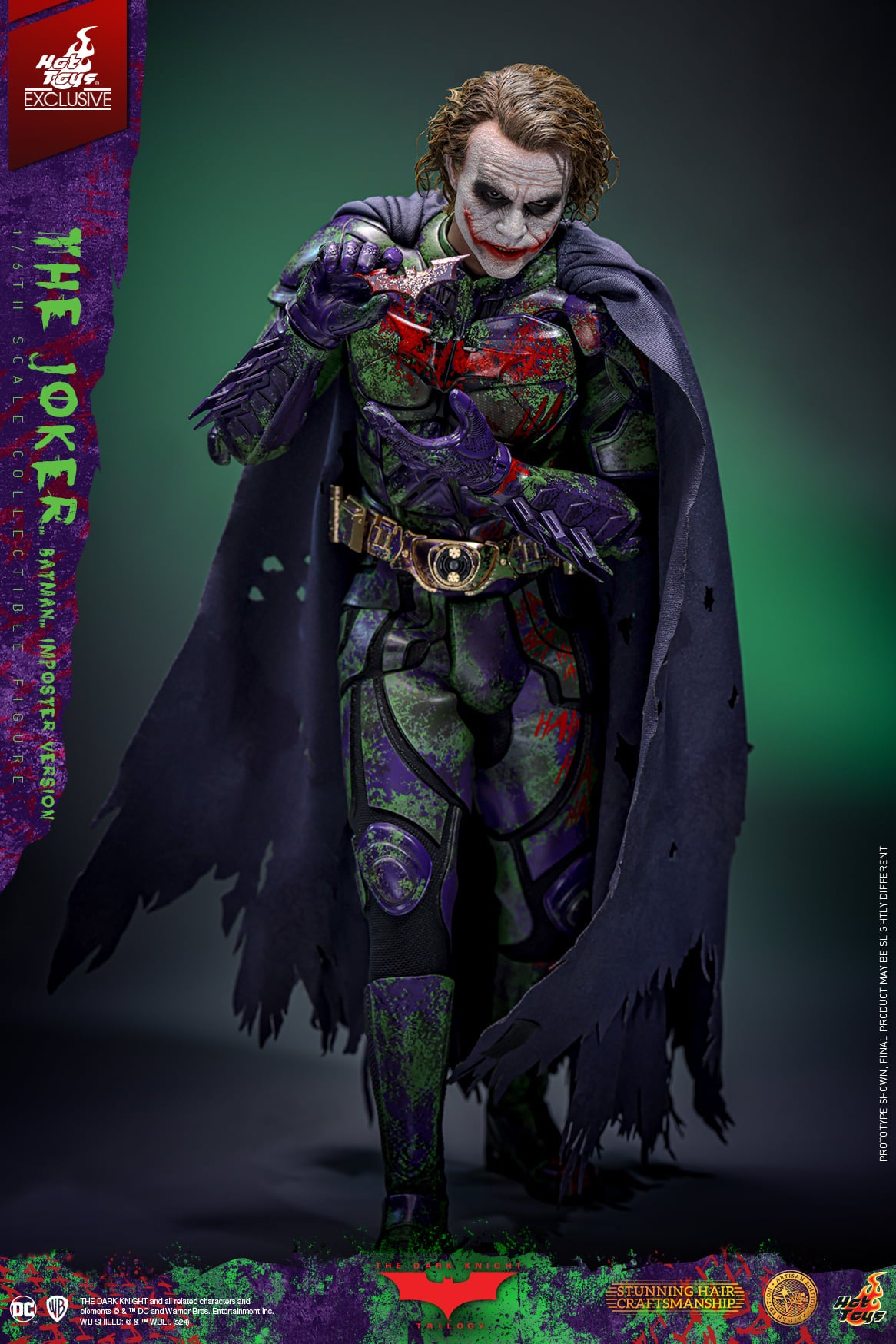 Hot Toys - MMS752 The Dark Knight – The Joker Batman Imposter (Artisan Edition) - 1/6 Scale Collectible Figure