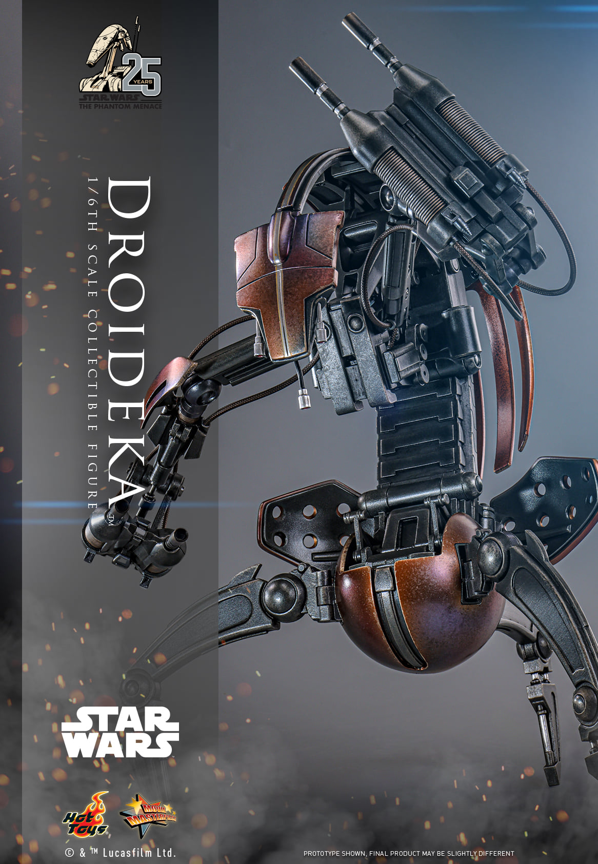 Hot Toys - MMS755 Star Wars I : The Phantom Menace – Droideka - 1/6 Scale Collectible Figure