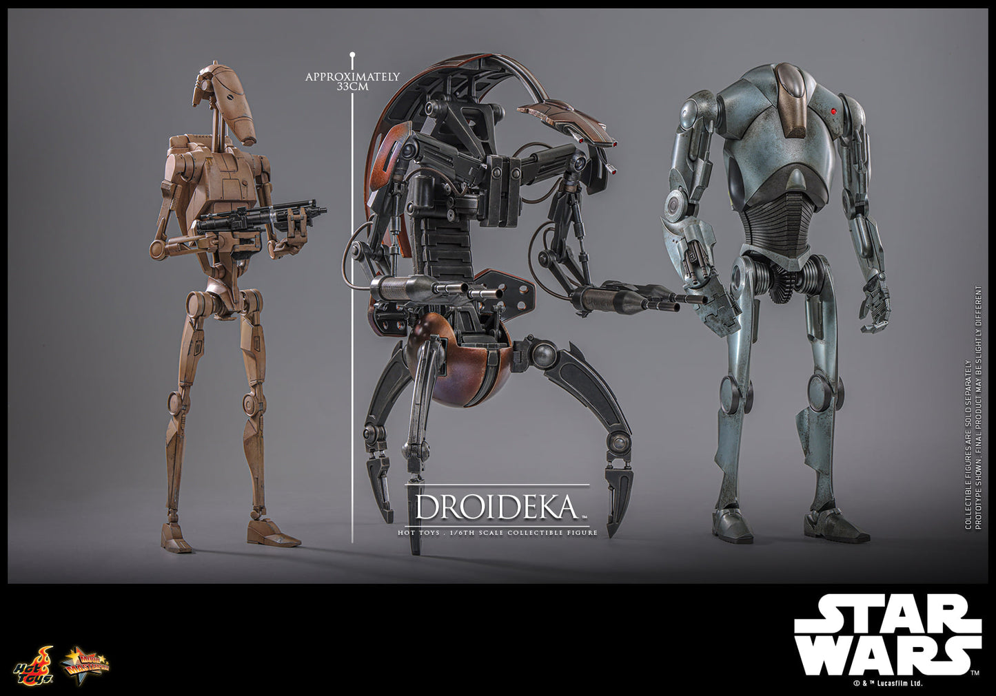 Hot Toys - MMS755 Star Wars I : The Phantom Menace – Droideka - 1/6 Scale Collectible Figure