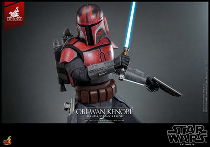 Hot Toys TMS126 Star Wars The Clone Wars [Obi Wan Kenobi Mandalorian Armor1/6 Scale Collectible Figure  (Exclusive Limited Edition) 1/6 Scale Collectible Figure