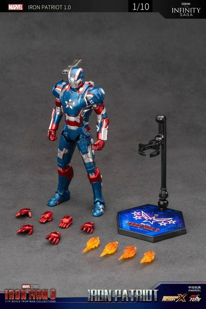 ZD Toys 1906-52 [Iron Patriot] 1:10 Scale Collectible Figure