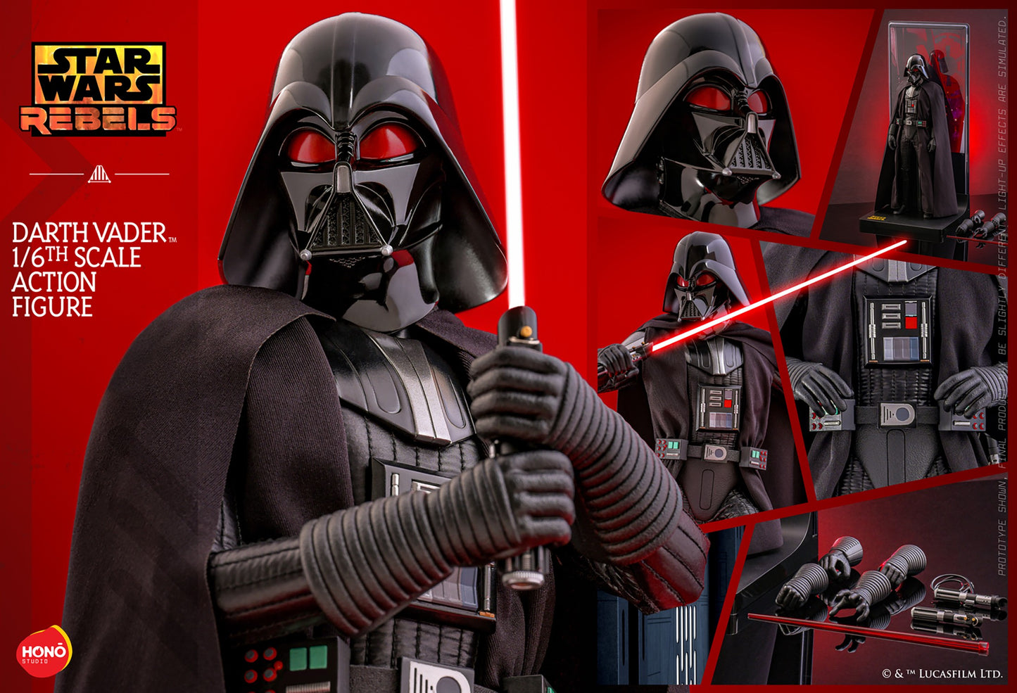 (Preorder) Hot Toys HS10 Hono Studio Star Wars [Rebels Darth Vader] 1/6 Scale Collectible Figure