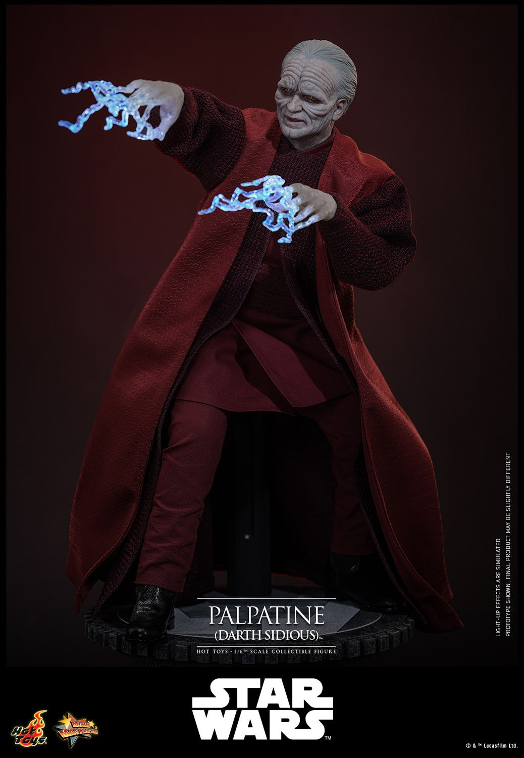 (Preorder) Hot Toys MMS805 Star Wars: Episode III Revenge of the Sith [Palpatine] (Darth Sidious) 1/6 Scale Collectible Figure