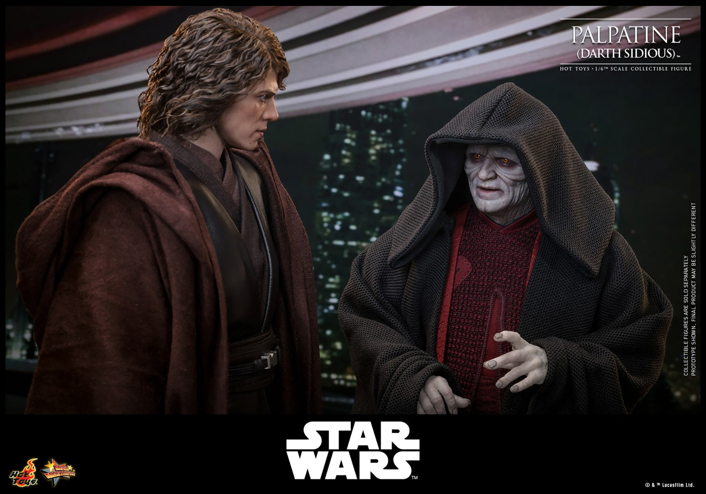 (Preorder) Hot Toys MMS805 Star Wars: Episode III Revenge of the Sith [Palpatine] (Darth Sidious) 1/6 Scale Collectible Figure